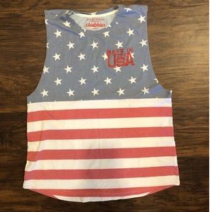 Chubbies - Born in the USA Flag Tank 🇺🇸